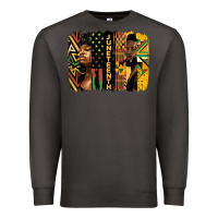 Smoke juneteenth brush stroke Premium Sweatshirt - HRA Design Shop