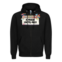 Black proud ally Zipper Hoodie - MaliasSmallBusiness