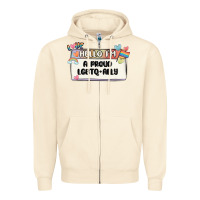Sandshell proud ally Zipper Hoodie - MaliasSmallBusiness