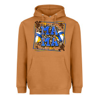 Meerkat volleyball mama with leopard Heavyweight Hoodie - Zillion Design Studio