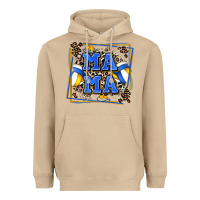 Mushroom volleyball mama with leopard Heavyweight Hoodie - Zillion Design Studio