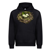 Foreset Green Bird Nest With Eggs Urban Hoodie - LillyAllenDesigns