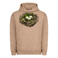 Pigment Burro Bird Nest With Eggs Urban Hoodie - LillyAllenDesigns