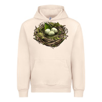 Sandshell Bird Nest With Eggs Urban Hoodie - LillyAllenDesigns