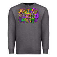 Charcoal Heather just bead it Premium Sweatshirt - FaDigitalArtStudio