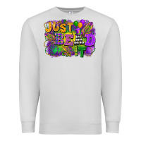 Dove Grey just bead it Premium Sweatshirt - FaDigitalArtStudio