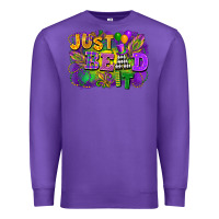 Purple just bead it Premium Sweatshirt - FaDigitalArtStudio