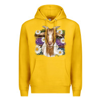 Lemon easter goat daisys leopard wooden Premium Hoodie - Artiststas
