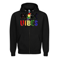 Black pride vibes Zipper Hoodie - MaliasSmallBusiness
