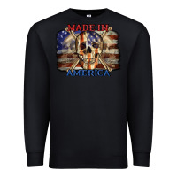 Black Made in America 4th of july Premium Sweatshirt - CowGirlArtShop