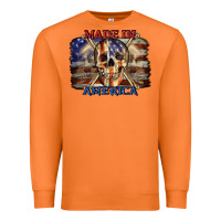 Carrot Made in America 4th of july Premium Sweatshirt - CowGirlArtShop