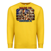 Lemon Made in America 4th of july Premium Sweatshirt - CowGirlArtShop