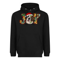 Saint Bernard Christmas Joy, Heavyweight Hoodie | Teevron