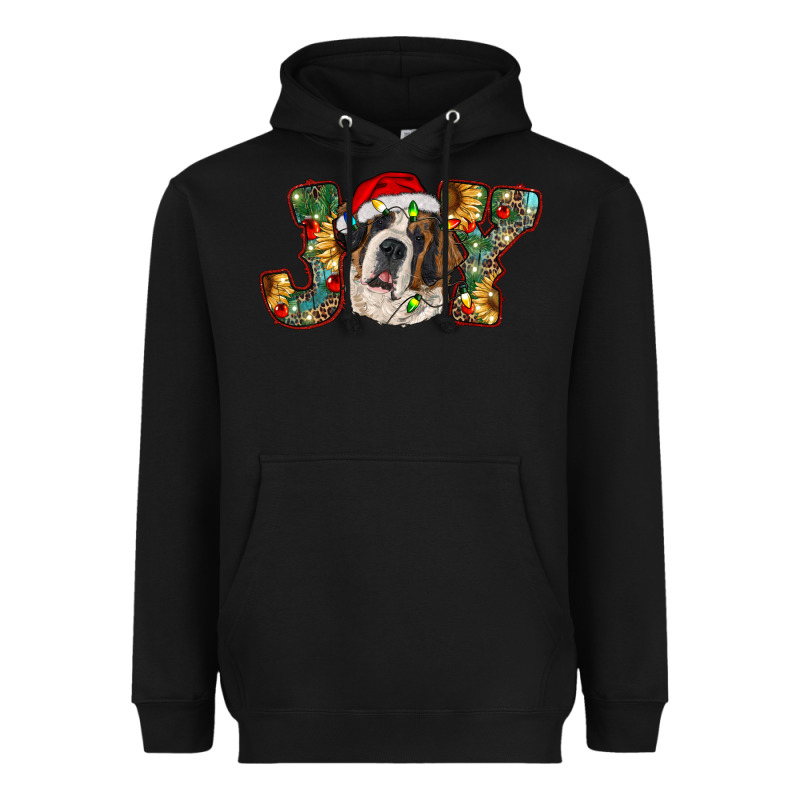 Saint Bernard Christmas Joy, Heavyweight Hoodie by RanaPortraitStore | Teevron