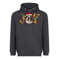 Smoke Saint Bernard Christmas joy, Heavyweight Hoodie - RanaPortraitStore