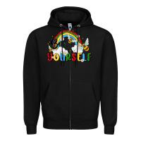 Black bee yourself Zipper Hoodie - MaliasSmallBusiness