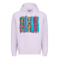 Lilac gemstone and pink leopard brushstrok Premium Hoodie - AdoDesignShop