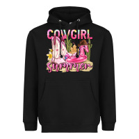 Black cowgirl summer Heavyweight Hoodie - texasbilliewilder