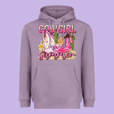 Cowgirl Summer Heavyweight Hoodie Designed By Texasbilliewilder