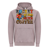 Vintage Zinc hockey begins after coffee ado Vintage Hoodie - AdoDesignShop