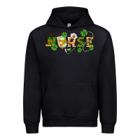Black st patricks day nurse Urban Hoodie - BarkalooDesign