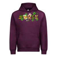 Mauve Wine st patricks day nurse Urban Hoodie - BarkalooDesign