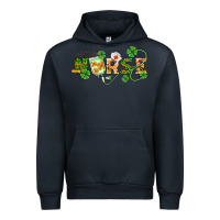 Navy st patricks day nurse Urban Hoodie - BarkalooDesign