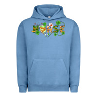Pigment Pebble Blue st patricks day nurse Urban Hoodie - BarkalooDesign