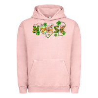 Pigment Salmon st patricks day nurse Urban Hoodie - BarkalooDesign