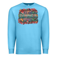 Ocean Blue sweet summer time Premium Sweatshirt - SublimationCraftShop