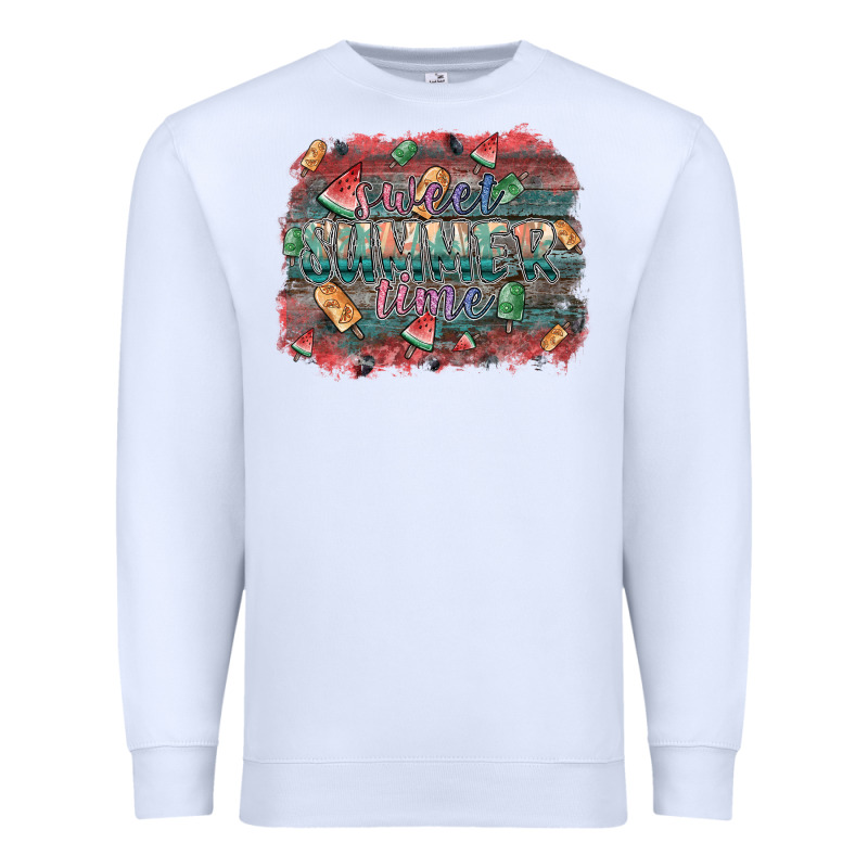 Sweet Summer Time Premium Sweatshirt by SublimationCraftShop | Teevron