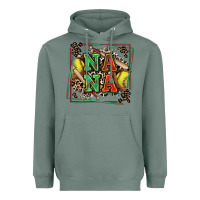 Sage softball nana with leopard Heavyweight Hoodie - Zillion Design Studio