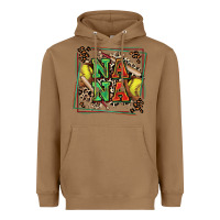 Toasted Coconut softball nana with leopard Heavyweight Hoodie - Zillion Design Studio