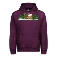 Mauve Wine Christmas cookie jar Urban Hoodie - Jasminsmagicworld
