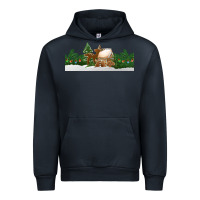 Navy Christmas cookie jar Urban Hoodie - Jasminsmagicworld