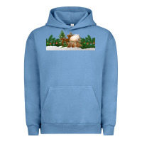 Pigment Pebble Blue Christmas cookie jar Urban Hoodie - Jasminsmagicworld