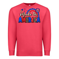 Cardinal Made in America 4th of july Premium Sweatshirt - CowGirlArtShop