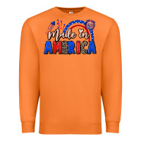 Carrot Made in America 4th of july Premium Sweatshirt - CowGirlArtShop