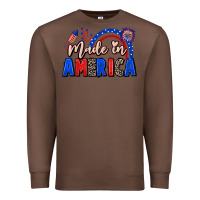 Chestnut Made in America 4th of july Premium Sweatshirt - CowGirlArtShop