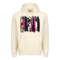 Sandshell cow , yellow and pink glitter brushstrokes Premium Hoodie - AdoDesignShop