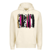 Tofu cow , yellow and pink glitter brushstrokes Premium Hoodie - AdoDesignShop