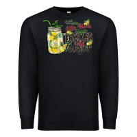 Black when life gives you lemons add sugar Premium Sweatshirt - SublimationCraftShop