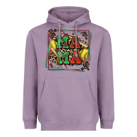 Lavender softball mama with leopard Heavyweight Hoodie - Zillion Design Studio
