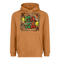 Meerkat softball mama with leopard Heavyweight Hoodie - Zillion Design Studio