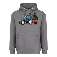 Storm Christmas farm tractor Heavyweight Hoodie - RanaPortraitStore