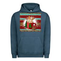 Pigment Midnight Navy Christmas coffee Urban Hoodie - Jasminsmagicworld