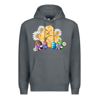 Rock chicks eggs daisy easter Premium Hoodie - Artiststas