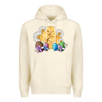 Sandshell chicks eggs daisy easter Premium Hoodie - Artiststas