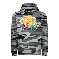 Slate Camo chicks eggs daisy easter Premium Hoodie - Artiststas