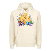 Tofu chicks eggs daisy easter Premium Hoodie - Artiststas